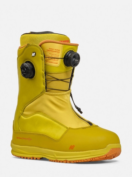 Yellow snow boot
